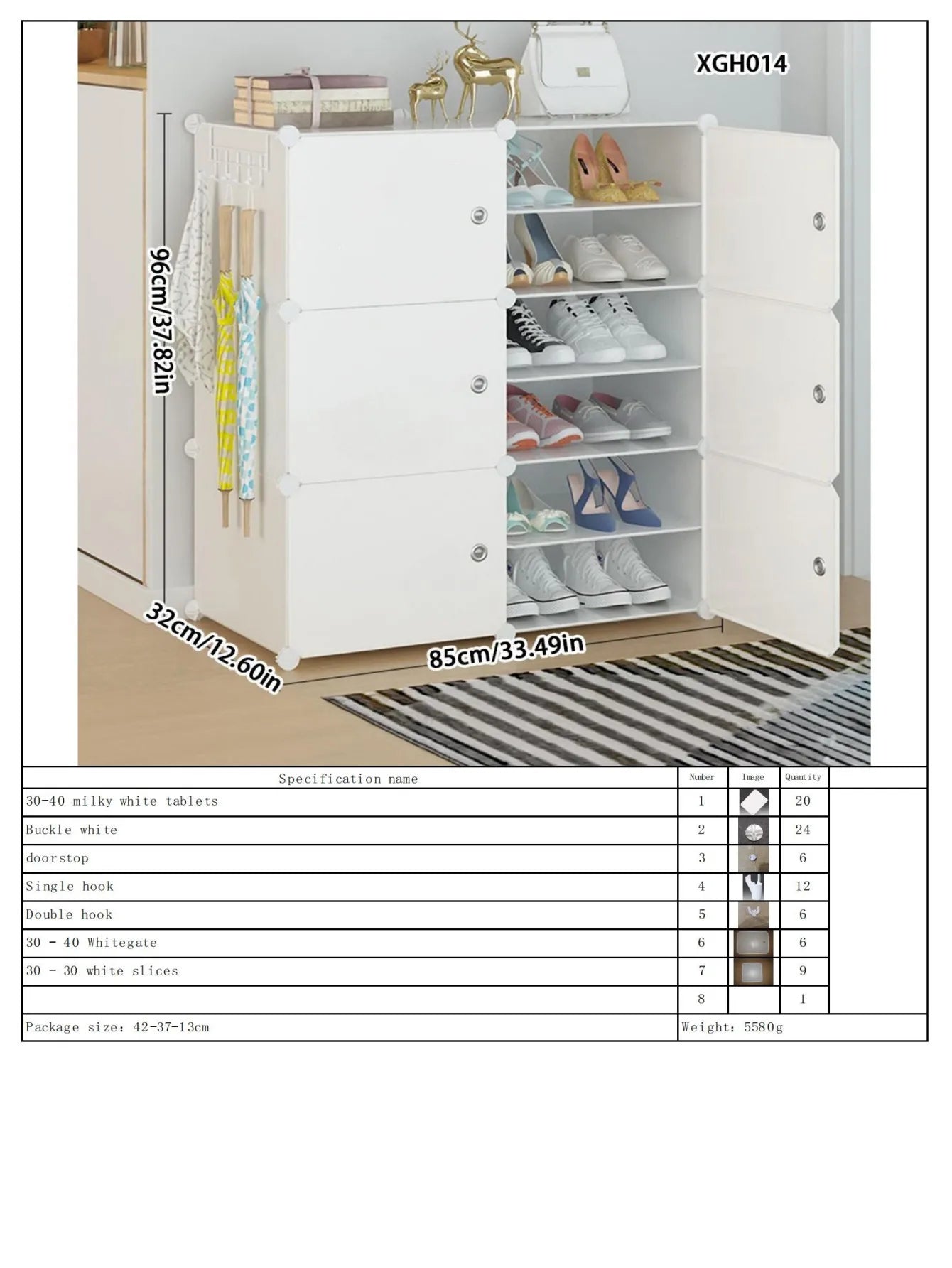 Shoe Rack Simple Home Entrance Indoor Good-Looking Storage Dustproof Dormitory Bedroom Rental House Plastic Shoe Cabinet
