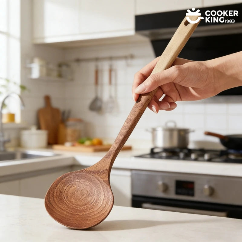 COOKER KING 35CM Mushroom Shaped Frying Spatula Kitchen Tools Cooking Spatula Kitchen Utensils Cooking Utensils Set Accessories