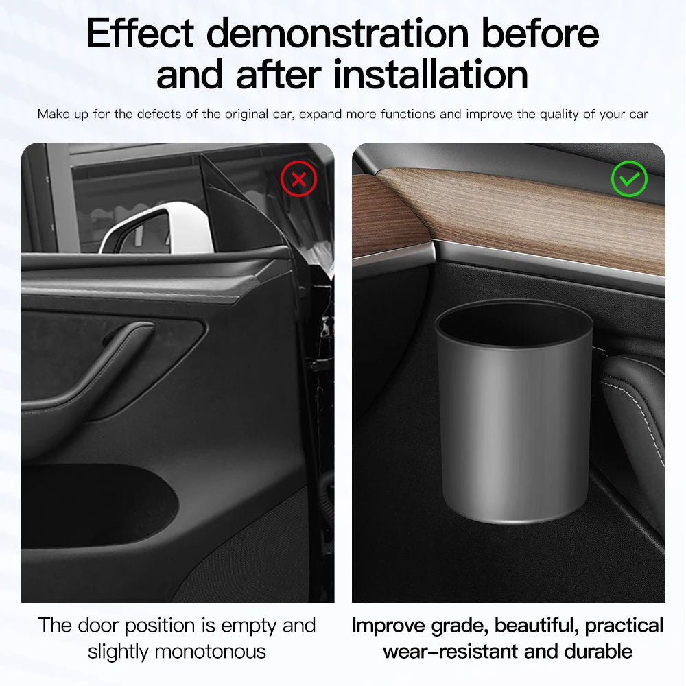 Tesla Model 3 / Y Door Cup Holder (4-Pc Set)