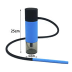 Portable Arabic Cup Hookah Car Shisha Set Indoor Outdoor with Protective Cover Small Narguile Chicha Soft Touch Hookah Gift New