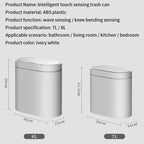 7L Trash Can Smart Sensor Automatic Household Electronic Kitchen Trash Bin Toilet Waterproof Narrow Seam Sensor Bin Trash Can