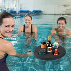 Floating Drink Holder Summer Inflatable Float Beer Drinking Cooler Table With 5 Holes Beer Tray Party Cup Holder For Pool Spa