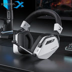 XIBERIA Wireless Gaming Headphones K03S Pro 7.1 Surround Sound 2.4GHz 4 Mode Headsets Gamer 2000mAh Battery Low Latency IEM