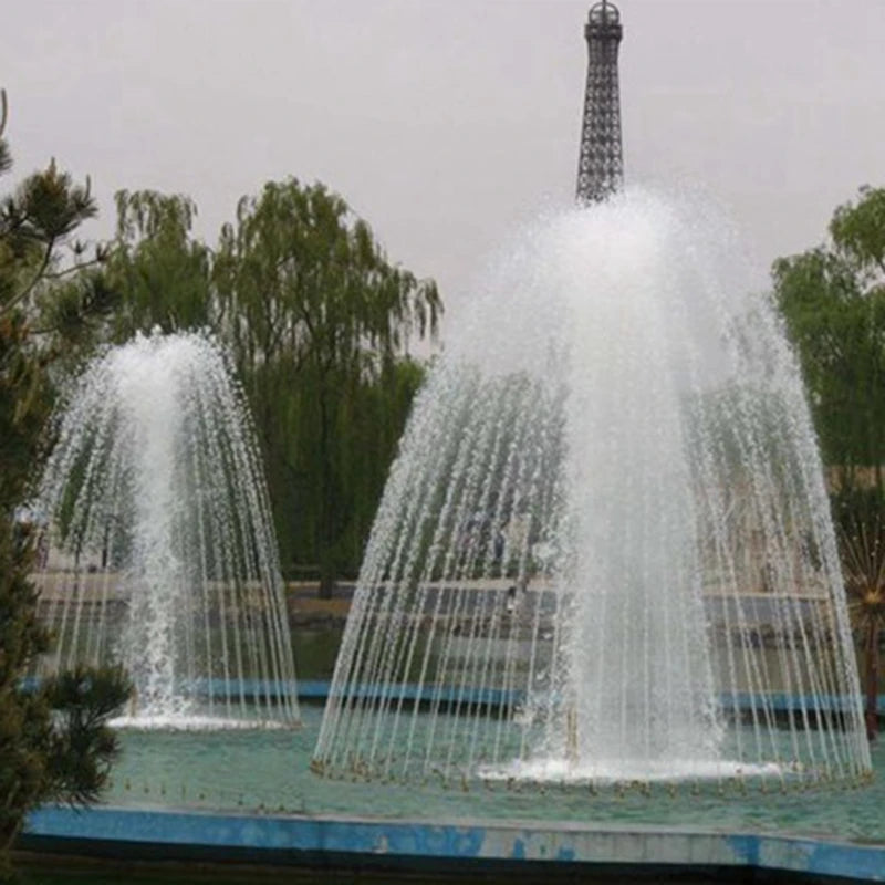 Pool Decorative Fountain Nozzle Water Fountain Stainless Steel Brass Sprinkler Fountain Nozzle Outdoor Decorative Water Fountain