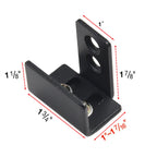 1pcs Sliding Barn Door Bottom Floor Guide Clips Adjustable Sliding Door Floor Guide Universal Door Guides Slotted Swing Stop