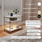 Japanese-style Multi-layer Storage Rack Floor Bookshelf Simple Kitchen Shelf Storing Microwave Home Organization Accessories