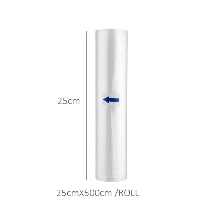 Household Food Saver Vacuum Bag Storage Bags Machine Film Sealer Vacuum Packer Saran Wrap Food Fresh Long Keeping 1 Roll