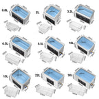 Ultrasonic Cleaner 1L 2L 3L 6L 10L 22L 30L Ultrasonic Bath EU UK Plug Portable Heated 600W Cleaning Washing Ultrasound Machine