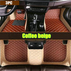 Car Floor Mats For Nissan Leaf ZE1 2018~2022 Luxury Leather Mat Durable Pad pets Interior Parts Rugs Set Accessories 2019