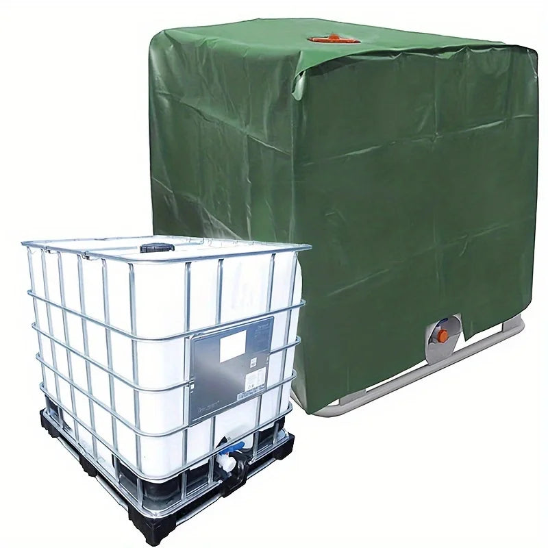 IBC Bucket Cover, Water Tank Protective Cover Outdoor Garden IBC Tons Rain Bucket Protective Cover