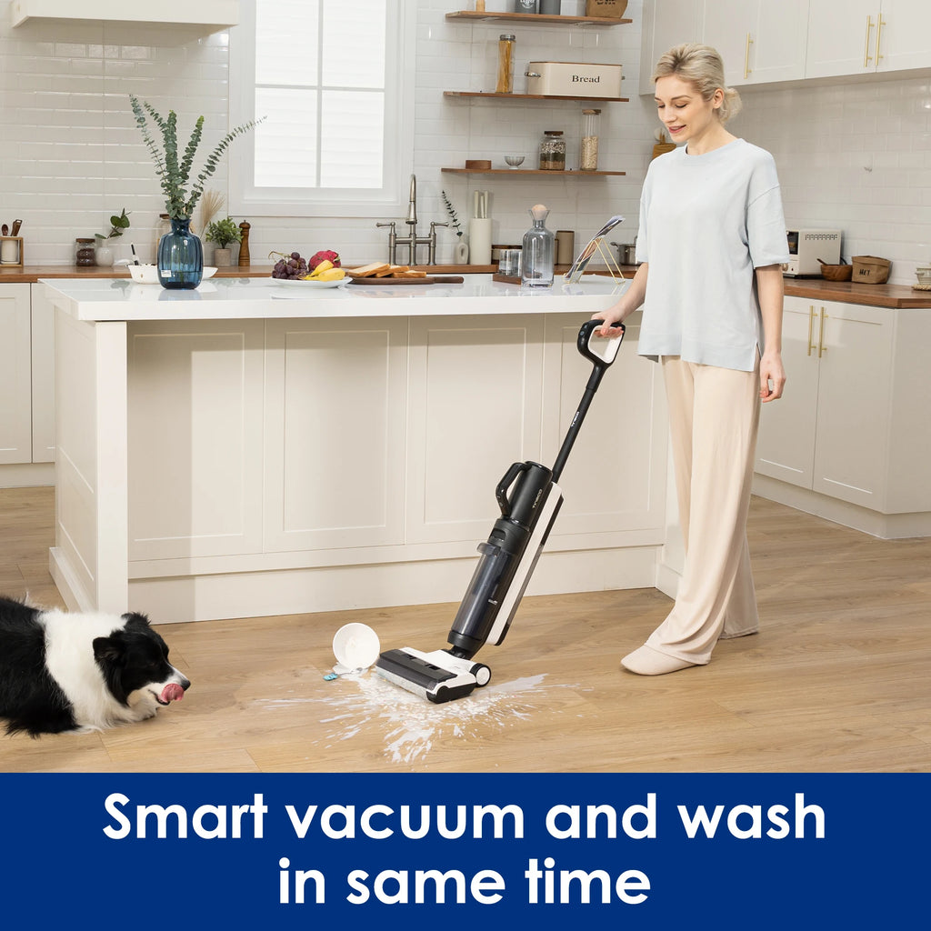 Tineco Floor One S5 Combo Wet Dry Vacuum Cleaner Cordless Smart Floor Washer Upright Home Electric Mop Wireless Self-Cleaning