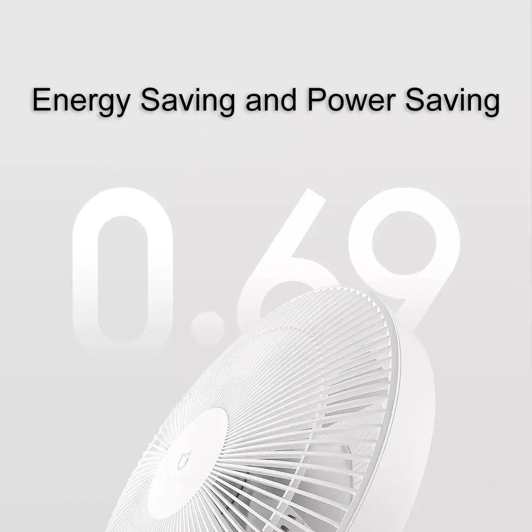 XIAOMI MIJIA Smart DC Inverter Floor Fan 1X Upgrade With 7-Blade,140° Wide-Angle Airflow,Low 25.6dB Noise,Wired Fan With Adapter