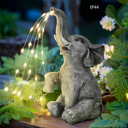Elephant Solar Garden Light Elephant Hanging LED Solar Lantern Solar Elephant IP44