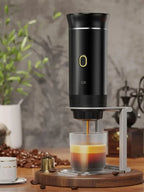 Wireless Electric Portable Espresso Coffee Machine for Car & Home Camping Maker 3-in-1 Capsule Powder Travel Coffee Maker