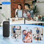 Wireless Lavalier Microphone Mini Portable Noise Reduction Audio Video Recording Microphone For iPhone Android With Charging Box