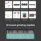 Electric Grinder Drill Mini Hand Drill With Power 0.3-4mm Chuck 4000-13000RPM Rotary Tool Kit For Wood DIY Craft Jewelry Walnut
