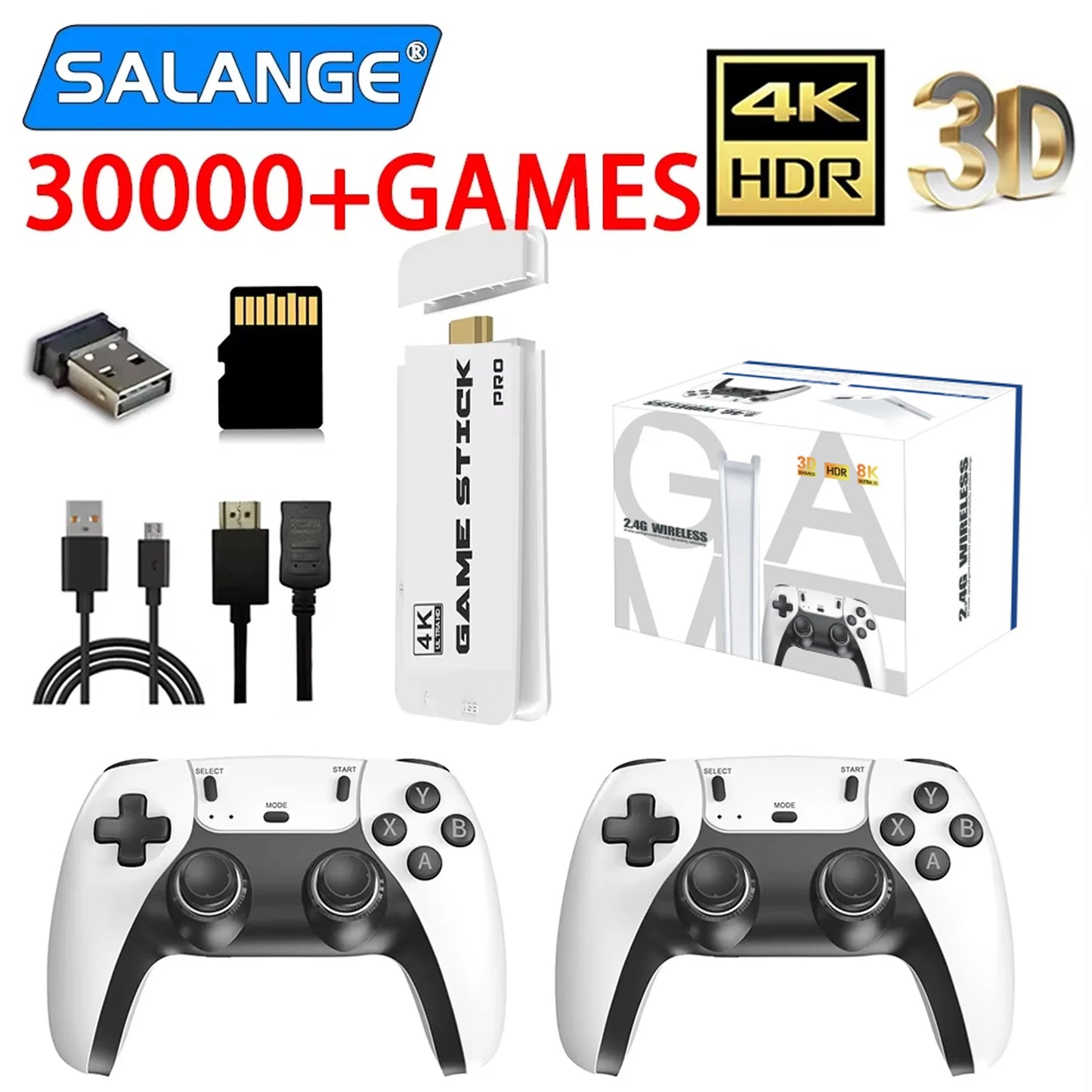 HD 4K PRO Video Game Stick