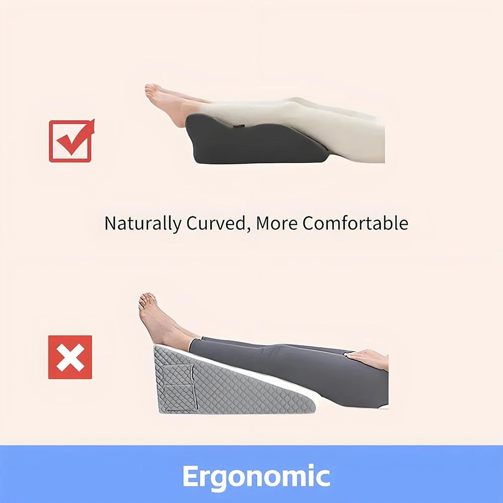 Ergonomic Bed Wedge Pillow
