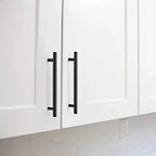 KYCOR-50 Pack 5 Inch Cabinet Pulls Matte Black Stainless Steel Kitchen Cupboard Handles Cabinet Handles 5 Inch Length