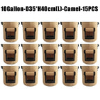 5/10Gallon Felt Plant Grow Bags Nonwoven Fabric Garden Potato Pot Greenhouse Vegetable Growing Bags Moisturizing Vertical Tools