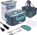 Electric Heated Lunch Box with Thermal Insulation for Office, Dorm, and Travel Meals