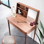 FG11North American black walnut dresser new Chinese solid wood tall makeup table storage integrated