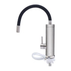 3000W Stainless Steel Kitchen Electric Faucet Rotatable Hose High Safety Hot and Cold Water Control Faucet