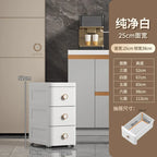 Modern Plastic Cabinet for Bedside Drawer Type Narrow Side Bathroom Cabinet Creative Cabinets for Laundry Room