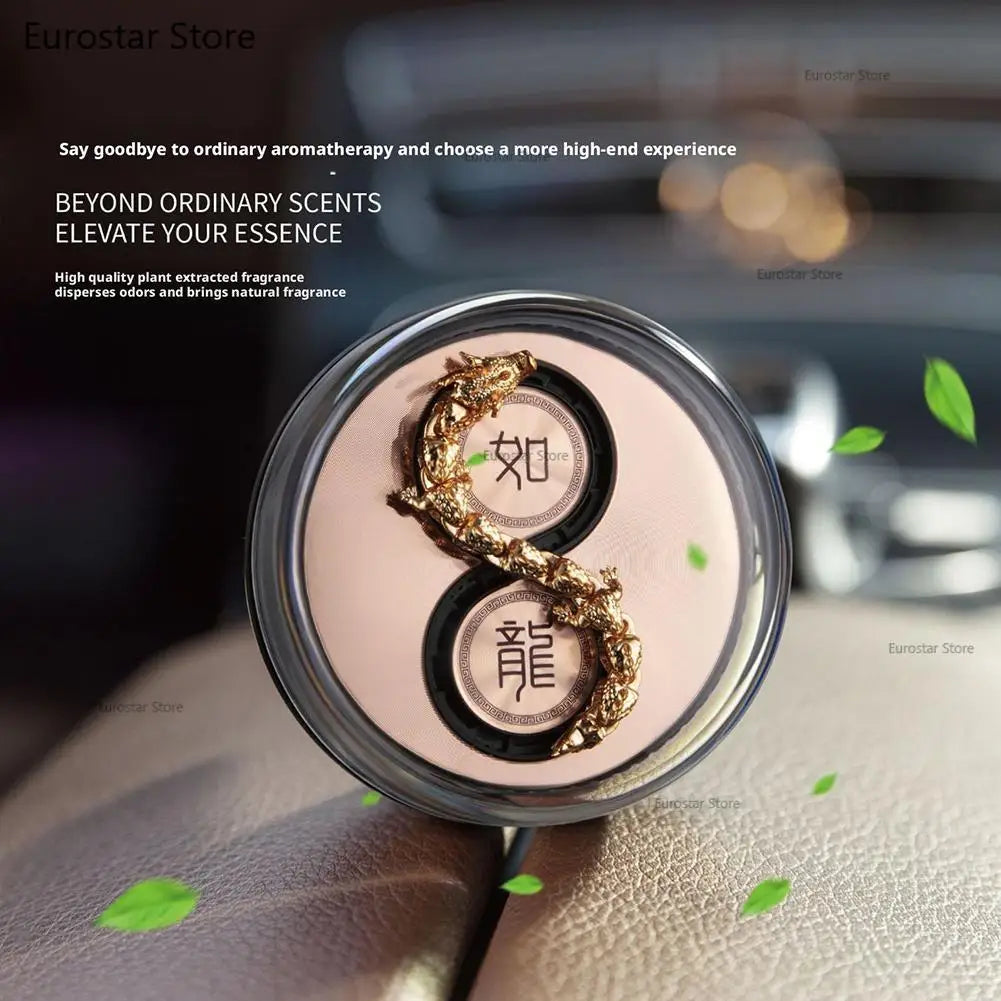 Solar Powered Moving Dragons Perfume Clip Elegant Aroma Car Air Fresheners Auto Diffuser Vent Clip Car Accessories