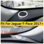Dashboard Front Stereo Speaker Audio Net Tweeter Mesh Cover Trim Kit Accessories Fit For Jaguar F-Pace 2017 - 2024 Car Styling