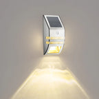Motion Sensor LED Solar Light Outdoor Waterproof Garden Light Solar Powered Sconces Stair Fence Exterior Wall Lamps Porch Light