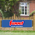 60X240cm Summits Racing Car Banner Flag Polyester Printed Garage or Outdoor Decoration Tapestry