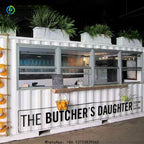 Customized Mobile Container Kitchen Restaurant Food Kiosk Container Frame Fast Food