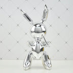 Modern Art Balloon Rabbit Statue Creative Animal Sculpture Home Decor 25/35CM Height