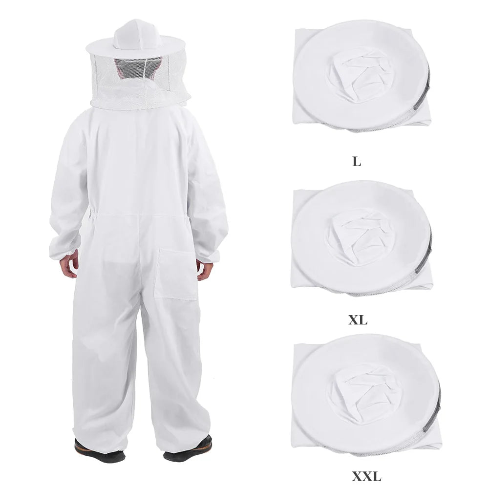 Beekeeper Protective Suit Beekeeper Suit Professional Beekeeping Protective Equipment Bee Keeping Full Body Beekeeper Suit Hat