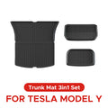 For Tesla Model Y 2021-2024 Floor Mat Left and Right Hand Drive TPE Carpet Waterproof Weather-resistant Foot Pads Mats
