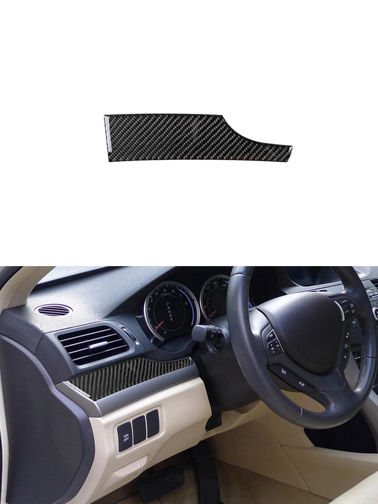 Brand New ABS Carbon Fiber Decorative Car Various Parts Cover Trim Sticker For ACURA TSX 2009-2014 Interior Accessories Stickers