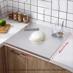 Kitchen Tools Cutting Board, Food Grade 304 Stainless Steel Cutting Board Non slip Edge Suitable for Cutting Vegetables Pastries