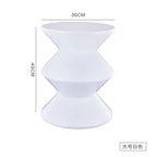 K-star Nordic Style Shoe Changing Stool Home Art Small Bench Simple Children Plastic Low Stool Creative Round Stool Hot 2024