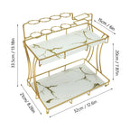 3 Tier Dresser/Bathroom Organizer Countertop Perfume Makeup Organizer Skincare Cosmetics Storage Display Rack, Vanity Tray Dress