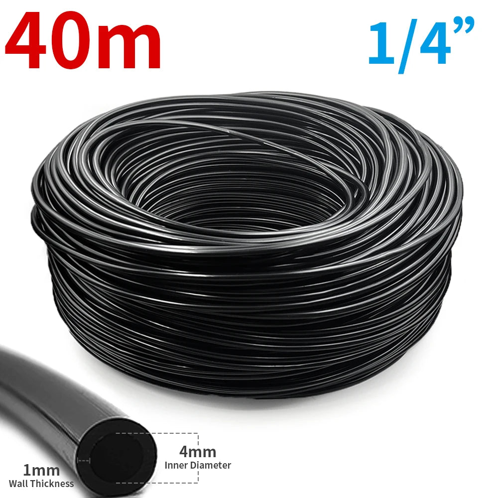 DIY Arbitrary Length 10M/20M/30M... Garden Hose 4/7mm Watering Irrigation System Supplies PVC Micro Drip Pipe Adjustable