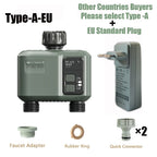 2025New WIFI+RF433mhz Garden Watering Timer Smart Sprinkler Drip Irrigation System Built-in Water Flow Recorder Controller TUYA
