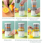 Portable Juice Juice Extractor Fully Automatic Fruit Household Juicer Automatic Orange Lemon Juice USB Extractor Extruder