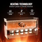 VEVOR 2-30L Ultrasonic Cleaner Digital Ultrasound Cleaning Machine with Upgraded Degassing and Gentle Mode for Jewelry Glasses