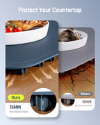 Electric Food Warming Tray Foldable Mat 8 TEMP Setting, Full-surface Heat in 5s Easy to Clean Nano-Material for Parties Family