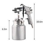 Professional Paint Spary Gun High Pressure Siphon Feed Spray Gun With 1000cc Cup Nozzle Tip Size 1.8mm For Automotive Household