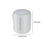 Camping Light Wireless Air Compressor 2200mAh Mini Air Inflator Pump 3 Lighting Modes Electric Air Pump for Air Mattresses Beds