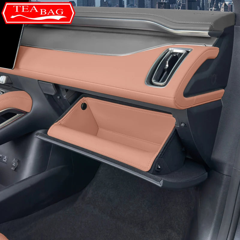 For BYD Song L 2023 2024 Car Passenger Storage Pocket Original Color Door Storage Slot Mat Protective Mat Auto Accessories