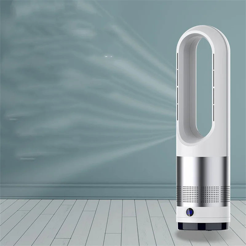 110V / 220V 18 inch Mini Household Leaf Less Electric Fan Remote Contr