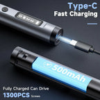 62 in 1 Precision Electric Screwdriver Sets Mini Cordless Rechargeable Kits Wireless Bit for Xiaomi Cell Phone Mobile Laptop New
